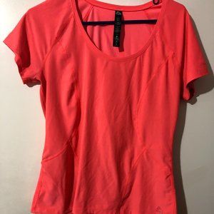 Bright Coral Work Out Top